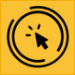 Yellow "click" icon